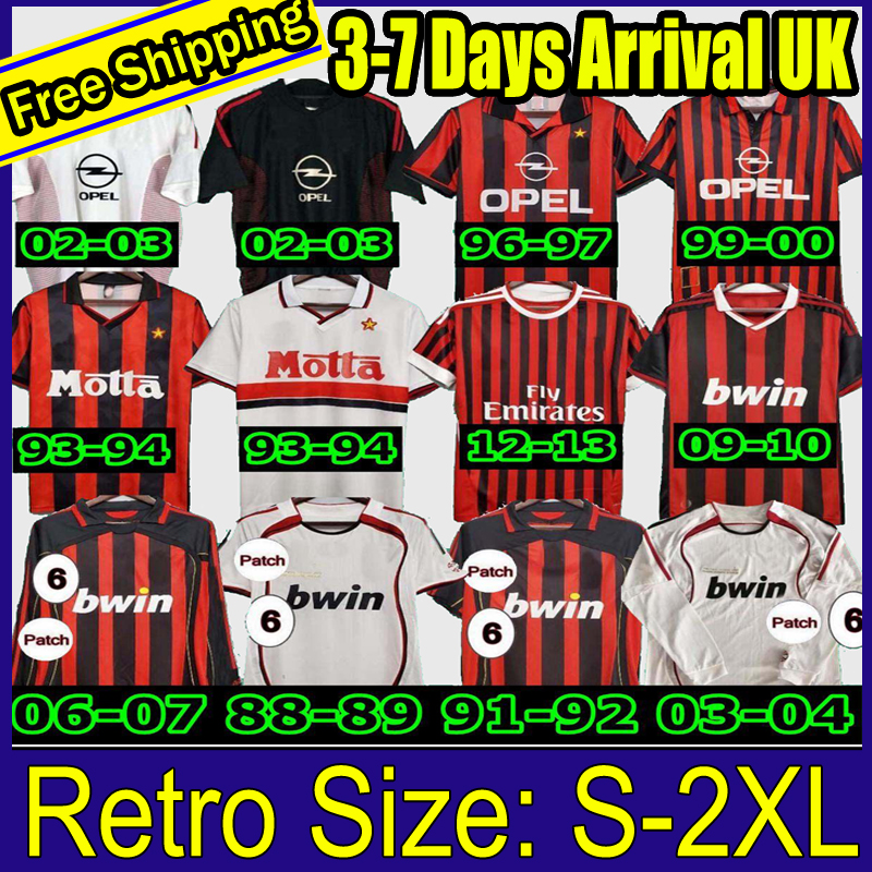 90 91 Retro shirts home 96 97 Gullit SOCCER JERSEY 02 03 04 Maldini Van Basten football RONALDO KAKA Inzaghi AC 06 07 MILAN 09 10 SHEVCHENKO, 12-13 home
90 91 Retro shirts home 96 97 Gullit SOCCER JERSEY 02 03 04 Maldini Van Basten football RONALDO KAKA Inzaghi AC 06 07 MILAN 09 10 SHEVCHENKO, 12-13 home