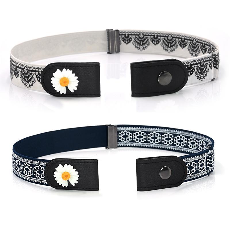 Belts Flower Belt No Buckle Elastic Easy For Women Jeans Invisible Secret Stretch Riem Cute Extensive Girls Cinturon Mujer, Black;brown
Belts Flower Belt No Buckle Elastic Easy For Women Jeans Invisible Secret Stretch Riem Cute Extensive Girls Cinturon Mujer, Black;brown