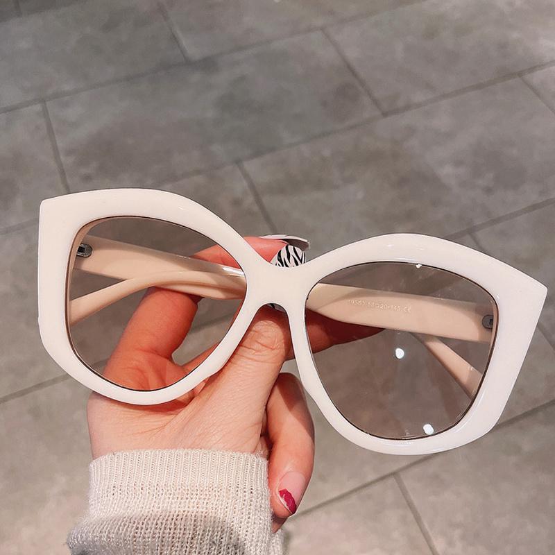 Sunglasses 2022 Fashion Oversize Sexy Cat Eye Women Brand Designer Vintage Candy Color Sun Glasses Female Beige Shades, White;black
Sunglasses 2022 Fashion Oversize Sexy Cat Eye Women Brand Designer Vintage Candy Color Sun Glasses Female Beige Shades, White;black