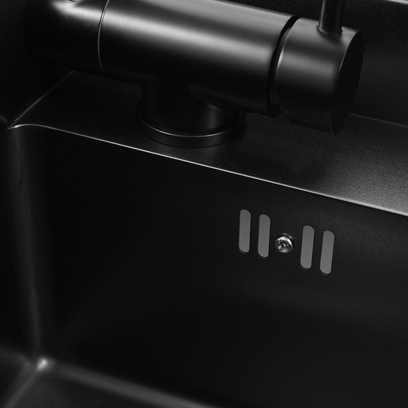 black Hidden Kitchen sink Single bowl Bar Small Size sink Stainless Steel Balcony sinks Concealed black kitchen sink Bar9149051