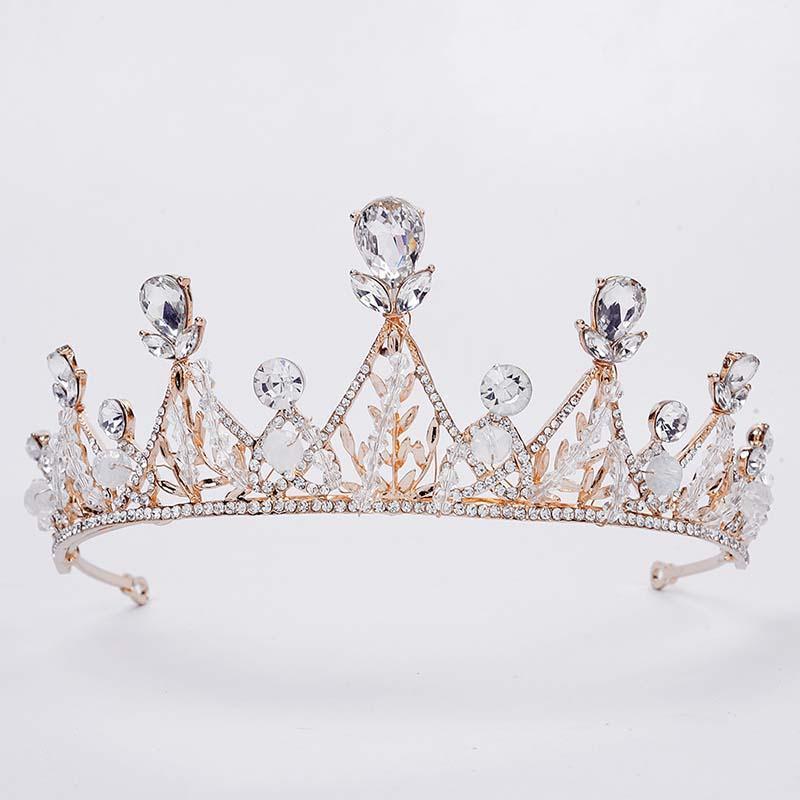 Luxury Princess Pageant Diadema Shining Rhinestone Tiaras And Crowns Headbands For Women Bride Wedding Hair Accessories FORSEVEN Clips & Bar, Golden;silver
Luxury Princess Pageant Diadema Shining Rhinestone Tiaras And Crowns Headbands For Women Bride Wedding Hair Accessories FORSEVEN Clips & Bar, Golden;silver
