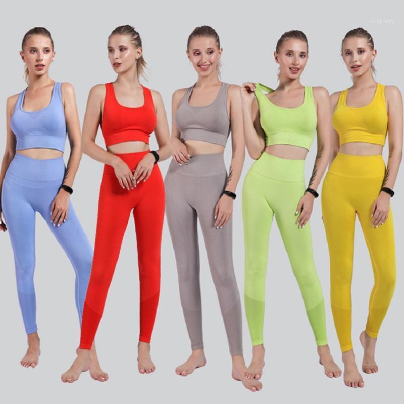 Seamless Solid Fitness Set Women Yoga Running Tracksuit High Waist Tummy Control Gym Leggings Workout Outfits Sportswear1
Seamless Solid Fitness Set Women Yoga Running Tracksuit High Waist Tummy Control Gym Leggings Workout Outfits Sportswear1