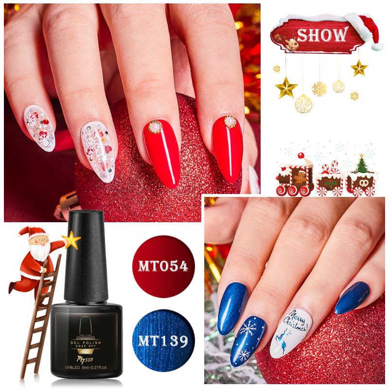 Mtssii 6ML Christmas Gift Glitter Nail Polish Holographic Top Base Coat Nail Gel Polish Uv Gel Varnish Art Manicure, As05622
Mtssii 6ML Christmas Gift Glitter Nail Polish Holographic Top Base Coat Nail Gel Polish Uv Gel Varnish Art Manicure, As05622