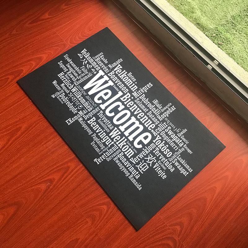 Welcome Doormat Entrance Mat Hallway Simple Black White Printed Anti-Slip Floor Mat Area Rugs Funny Custom Front Door Carpet, Yellow
Welcome Doormat Entrance Mat Hallway Simple Black White Printed Anti-Slip Floor Mat Area Rugs Funny Custom Front Door Carpet, Yellow
