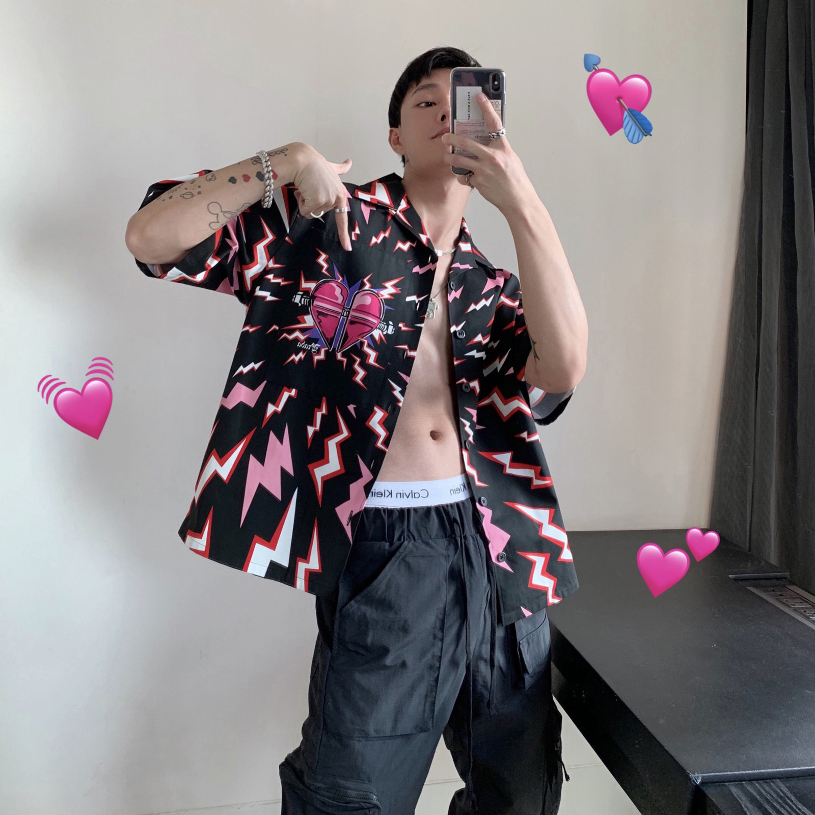 2021 This New Product Is Filled with Printed Cupid Love Couple Breathable Comfortable Short-sleeve Shirt Men Women. KO0O, 11
2021 This New Product Is Filled with Printed Cupid Love Couple Breathable Comfortable Short-sleeve Shirt Men Women. KO0O, 11