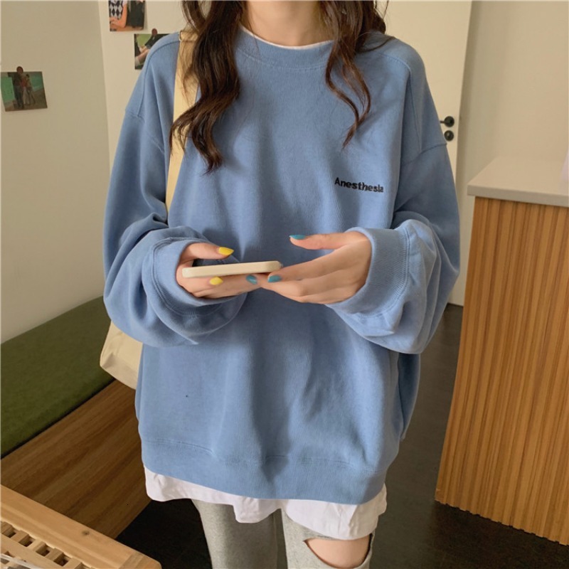2021 Pieces Women's Nightgown Fall and Winter New Lazy Wind Loose Fashion Seam Long Top HMUB, Pink
2021 Pieces Women's Nightgown Fall and Winter New Lazy Wind Loose Fashion Seam Long Top HMUB, Pink