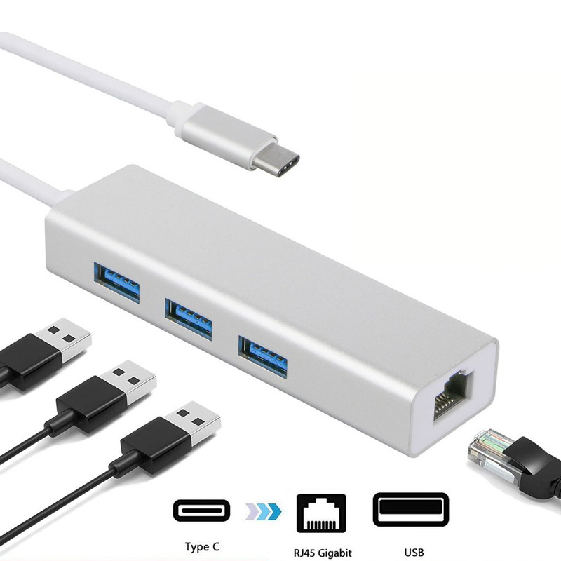 100/1000M USB-C Ethernet Adapter 3 USB C Hub to Ethernet RJ45 Lan Adapter Network Card Gigabit Internet for Macbook Type C Hub, Gold
100/1000M USB-C Ethernet Adapter 3 USB C Hub to Ethernet RJ45 Lan Adapter Network Card Gigabit Internet for Macbook Type C Hub, Gold