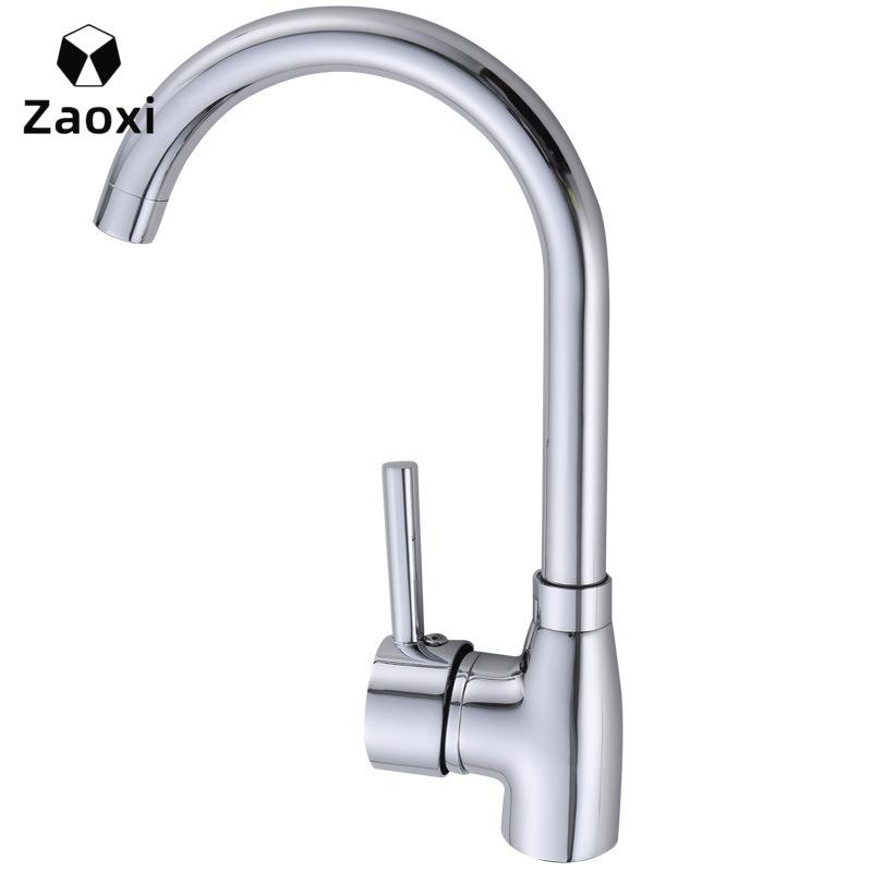 ZAOXI Durable Kitchen Faucet Mixer Cold and Hot Kitchen Tap Single Hole Water Tap Zinc Alloy The Washes The Dishes Z322
ZAOXI Durable Kitchen Faucet Mixer Cold and Hot Kitchen Tap Single Hole Water Tap Zinc Alloy The Washes The Dishes Z322