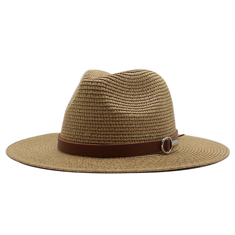 women hats summer spring wide brim band belt casual sun hats men women outdoor baech travel sun protective summer straw new, Khaki
women hats summer spring wide brim band belt casual sun hats men women outdoor baech travel sun protective summer straw new, Khaki