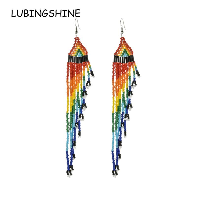 Bohemian Handmade Multi Beaded Long Tassel Earrings For Women Seed Bead Statement Dangle Earrings Ethnic Jewelry
Bohemian Handmade Multi Beaded Long Tassel Earrings For Women Seed Bead Statement Dangle Earrings Ethnic Jewelry
