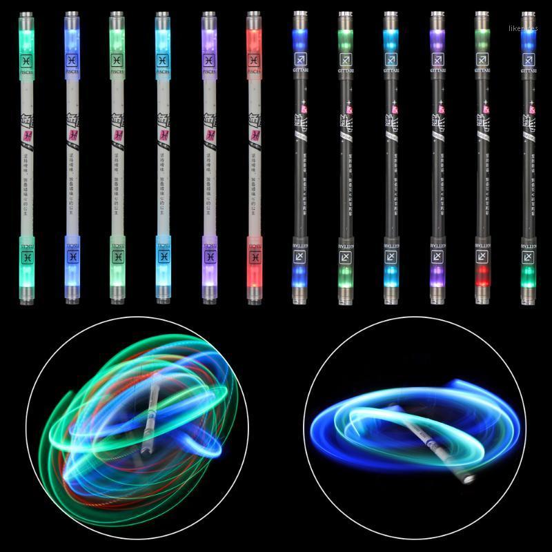 12 Constellations Flash Rotating Gel Pen Pen LED Light Turn Student Colorful Llluminated Beginners Finger Stationery1 
12 Constellations Flash Rotating Gel Pen Pen LED Light Turn Student Colorful Llluminated Beginners Finger Stationery1