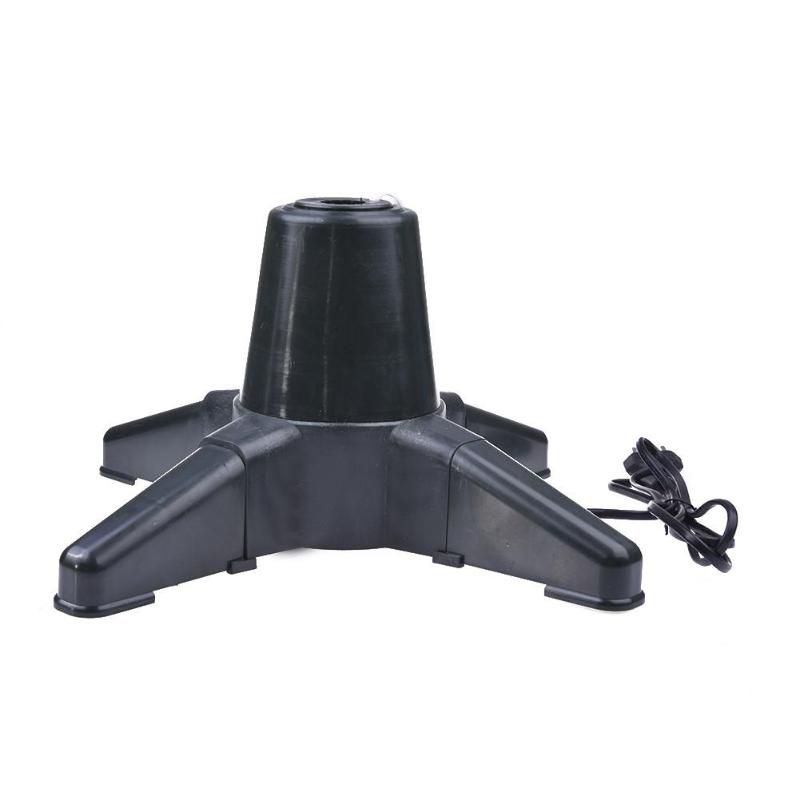 New Christmas Tree Stand Electric Christmas Tree 360 Degree Rotating Base Stand With 3 Gears For Decoration
