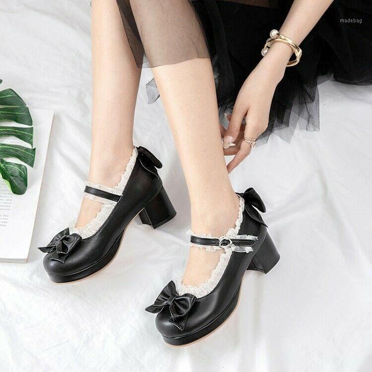 New Women Bowknot Block Heels Platform Lolita Fashion Mary Jane Sweet Shoes Sz1, Beige
New Women Bowknot Block Heels Platform Lolita Fashion Mary Jane Sweet Shoes Sz1, Beige