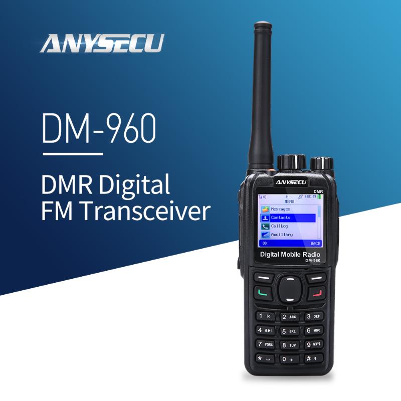 DMR Walkie Talkie DM-960 TDMA Ham Radio DM960 136-174MHz / 400-480MHZ With GPS Dual Slot Times Compatible with MOTOTRBO
DMR Walkie Talkie DM-960 TDMA Ham Radio DM960 136-174MHz / 400-480MHZ With GPS Dual Slot Times Compatible with MOTOTRBO