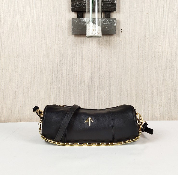 Arrow Bag Female Cylinder Handbag Shoulder Chain Messenger Bag Fashion Trend Mini Handbag, Black
Arrow Bag Female Cylinder Handbag Shoulder Chain Messenger Bag Fashion Trend Mini Handbag, Black