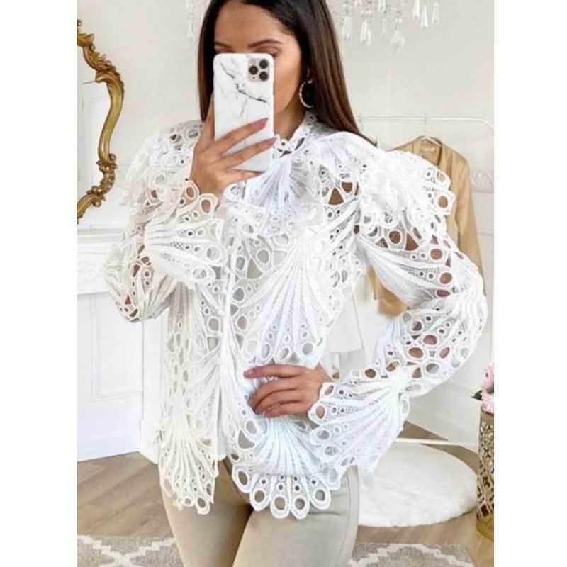 BOHO Inspired 2020 spring Vintage white blouse women long sleeve hollow out women blouses shirts chic ruffle sleeve boho blouse Q0112, Beige
BOHO Inspired 2020 spring Vintage white blouse women long sleeve hollow out women blouses shirts chic ruffle sleeve boho blouse Q0112, Beige