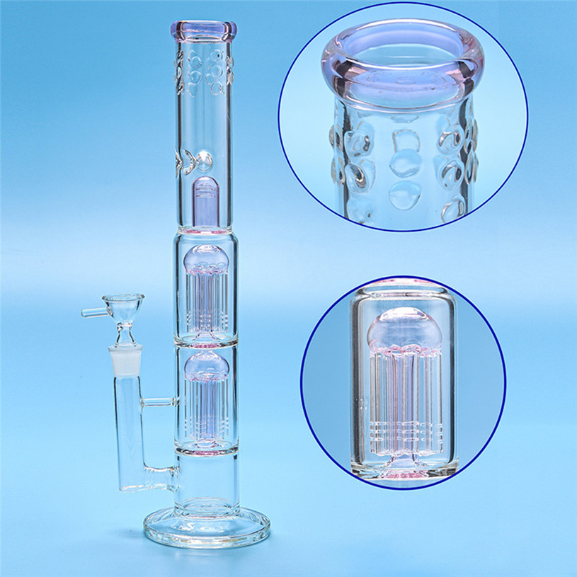 BIG straight 16 inches Pink Glass Bongs Thick Water Pipe boro dab rigs High Quality FY2419
BIG straight 16 inches Pink Glass Bongs Thick Water Pipe boro dab rigs High Quality FY2419