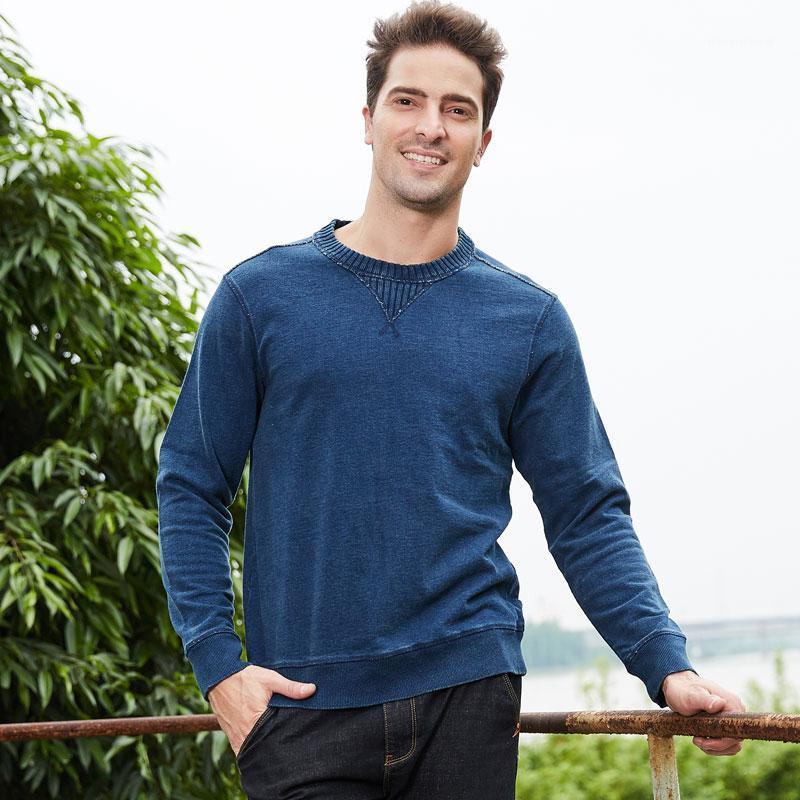 new style hoodies men's long sleeve terry cloth 100% cotton solid color O-neck high quality casual wash and old top c03081, Denim blue
new style hoodies men's long sleeve terry cloth 100% cotton solid color O-neck high quality casual wash and old top c03081, Denim blue