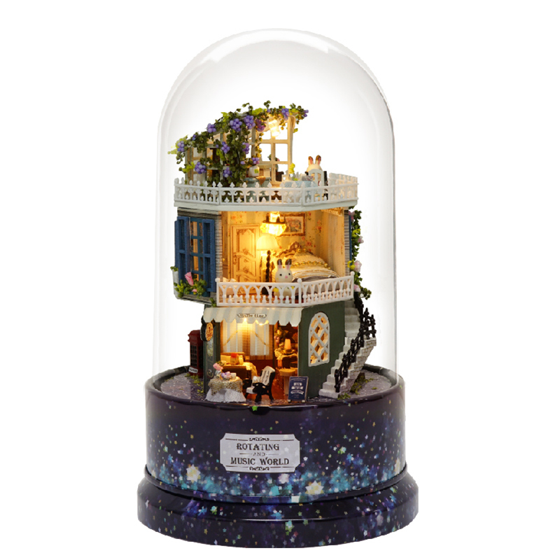 CUTEBEE Dollhouse Miniature DIY Doll House With Furnitures Wooden House Toys For Children Birthday Gift with Dust Cover Music 26 LJ201126, Mini-a8
CUTEBEE Dollhouse Miniature DIY Doll House With Furnitures Wooden House Toys For Children Birthday Gift with Dust Cover Music 26 LJ201126, Mini-a8