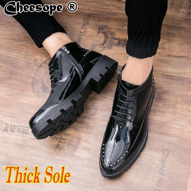 Thick Sole Rivet Mens Boots Men Ankle Boots Men British Snow Botton Increased Shoes1, Black-716-fur
Thick Sole Rivet Mens Boots Men Ankle Boots Men British Snow Botton Increased Shoes1, Black-716-fur