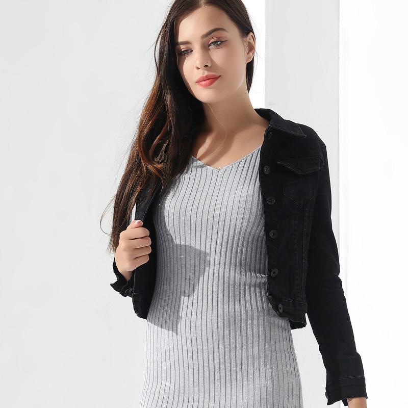 Cotton Black Denim Jacket Female Vintage Short Coat Casaco Preto Jaqueta Jeans Feminina Slim Top Outwear Ladies Cardigan
Cotton Black Denim Jacket Female Vintage Short Coat Casaco Preto Jaqueta Jeans Feminina Slim Top Outwear Ladies Cardigan
