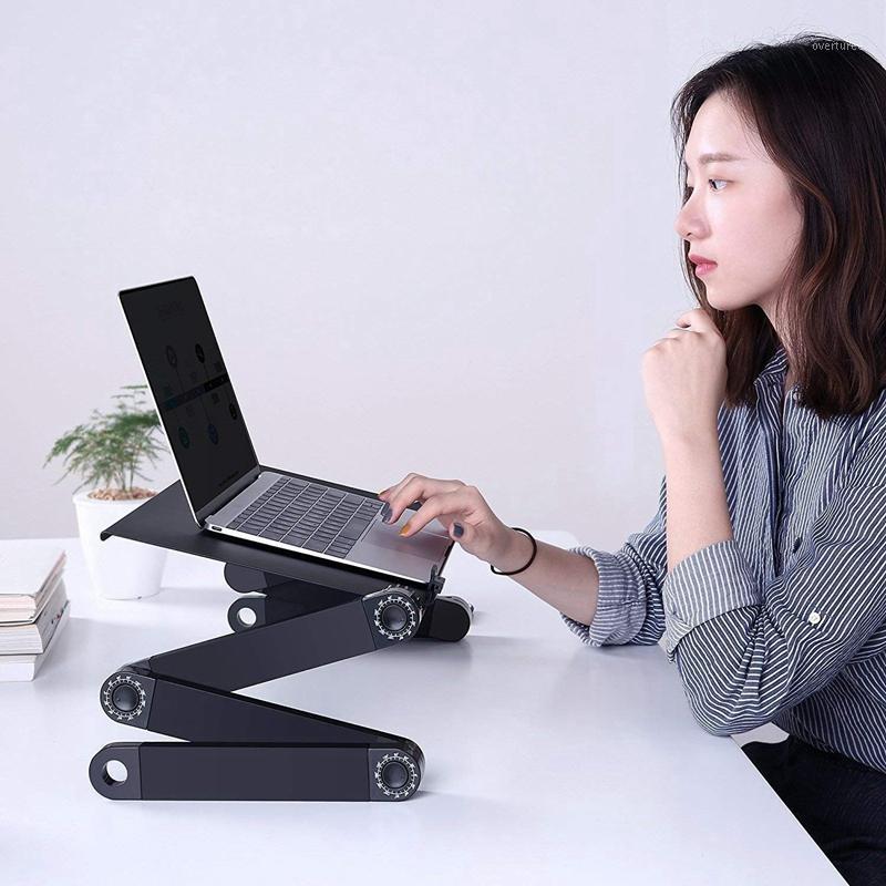 Laptop Stand for Bed and Sofa Cozy Desk Portable Adjustable Laptop Table Stand Up/Sitting with 2 Cpu Cooling Fans and Mouse Pad1
Laptop Stand for Bed and Sofa Cozy Desk Portable Adjustable Laptop Table Stand Up/Sitting with 2 Cpu Cooling Fans and Mouse Pad1