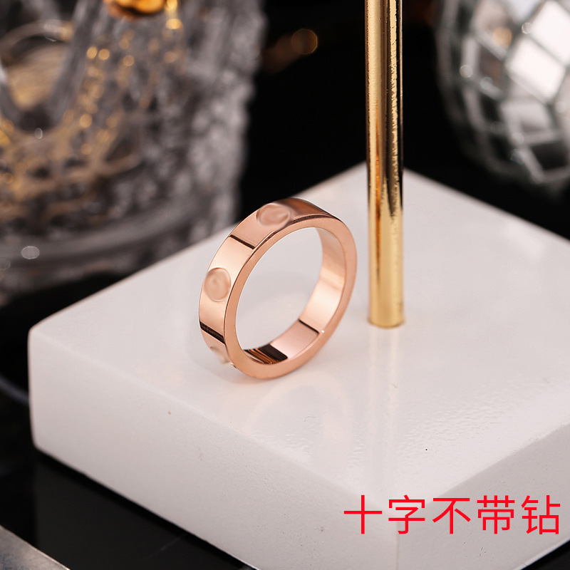 New Titanium Steel love Ring Rose Gold silver Wedding Band rings for women Luxury Zirconia Engagement Rings men Wholesales jewelry
New Titanium Steel love Ring Rose Gold silver Wedding Band rings for women Luxury Zirconia Engagement Rings men Wholesales jewelry