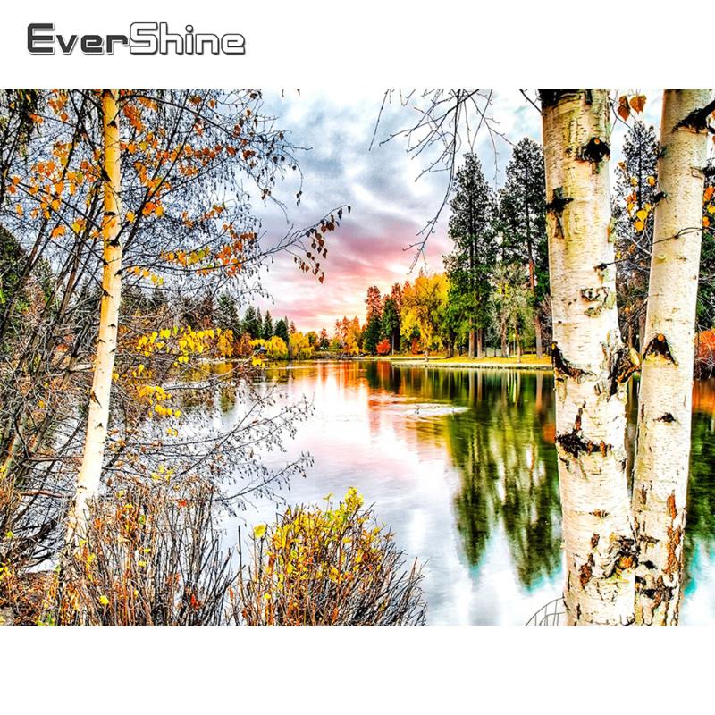Evershine Diamond Painting Beads Landscape Diamond Embroidery White Birch Mosaic Full Square Needlework Handcraft Art
Evershine Diamond Painting Beads Landscape Diamond Embroidery White Birch Mosaic Full Square Needlework Handcraft Art