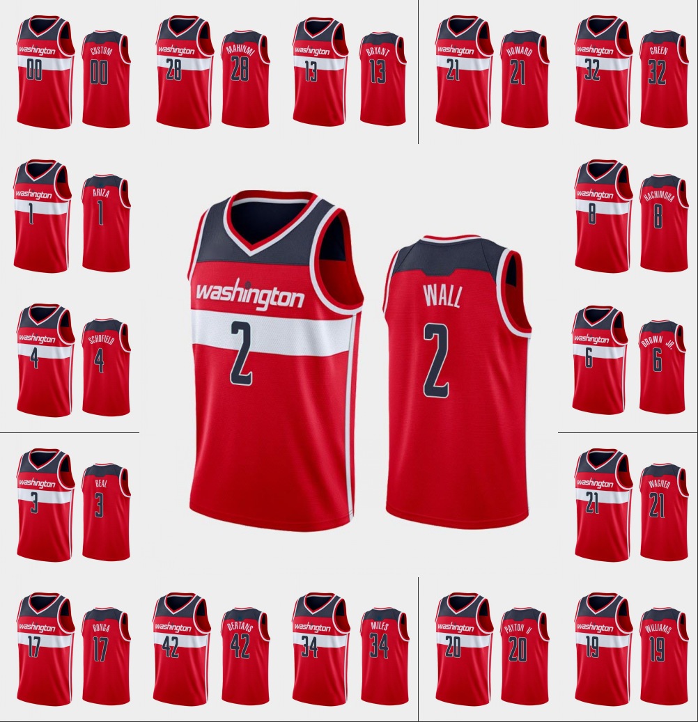 Washington Wizards Men Johnathan Williams Isaac Bonga Admiral Schofield Rui Hachimura Bradley Beal NBA Red Custom Jersey, Black
Washington Wizards Men Johnathan Williams Isaac Bonga Admiral Schofield Rui Hachimura Bradley Beal NBA Red Custom Jersey, Black