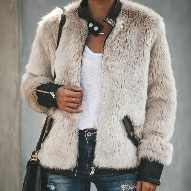Women Warm Teddy Bear Fleece Tops Jacket Ladies Faux Leather Zip Up Oversize Outwear Coats, Gray
Women Warm Teddy Bear Fleece Tops Jacket Ladies Faux Leather Zip Up Oversize Outwear Coats, Gray