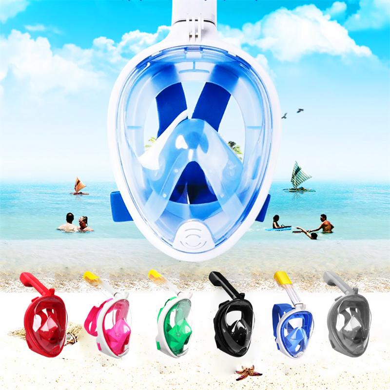 New Underwater Scuba Anti Fog Full Face Diving Mask 6 Colors Diving Mask Snorkeling Set Respiratory Masks Swimming Equipment
New Underwater Scuba Anti Fog Full Face Diving Mask 6 Colors Diving Mask Snorkeling Set Respiratory Masks Swimming Equipment