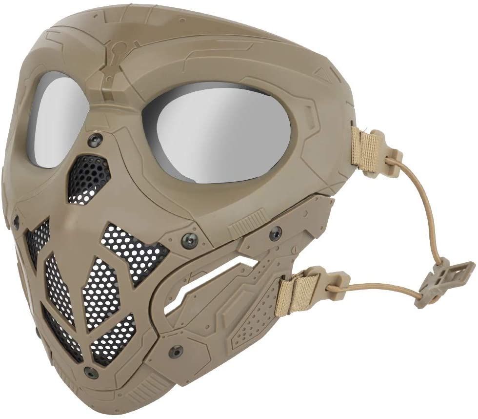 Tactical Lurker Masks Full Face Airsoft Paintball Mask with PC Len Protective Helmet Mask
Tactical Lurker Masks Full Face Airsoft Paintball Mask with PC Len Protective Helmet Mask
