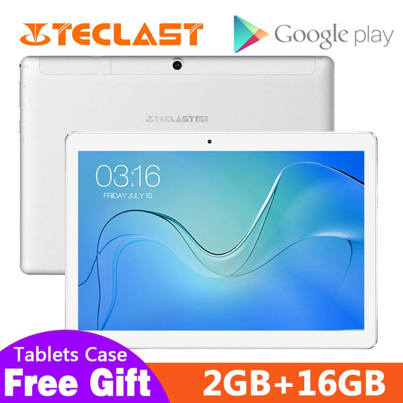 

Teclast P10 4G Tablets 10.1 Inch Tablet Android 8.0 MTK6737 Quad Core Dual 4G call GPS 2GB RAM 16GB ROM Dual Camera Phone Call, Silver