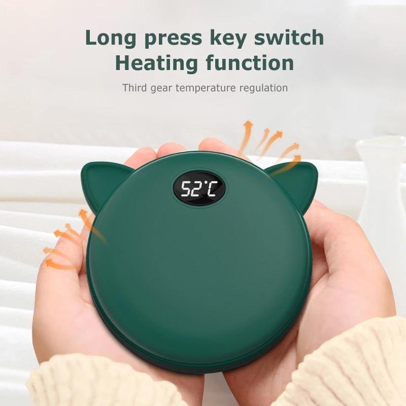 2 in 1 USB rechargeable hand warmer 5200MAh electric hand warmer Mobile power portable double-sided1
2 in 1 USB rechargeable hand warmer 5200MAh electric hand warmer Mobile power portable double-sided1