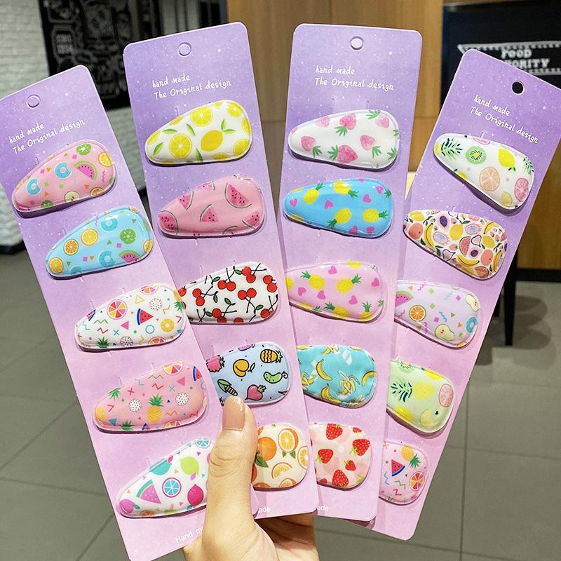 5PCS/Set New Girls Cute Print Fruit Plaid Dot Hairpins Kids Sweet Hair Ornament Clip Headband Barrettes Fashion Hair Accessories, 6pcs 4
5PCS/Set New Girls Cute Print Fruit Plaid Dot Hairpins Kids Sweet Hair Ornament Clip Headband Barrettes Fashion Hair Accessories, 6pcs 4