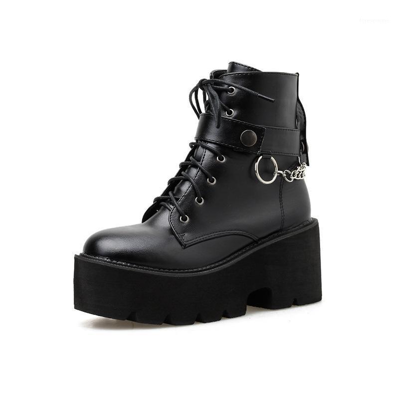 NEW Fashion Zipper thick Shoes Woman High Heel Platform PU Leather Boots Lace up Women Shoes Ankle Boots Girls female1, Black
NEW Fashion Zipper thick Shoes Woman High Heel Platform PU Leather Boots Lace up Women Shoes Ankle Boots Girls female1, Black