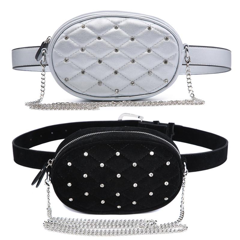 Hight Quality Waist Bag Women Waist Packs Belt Bag Luxury Chain Shoulder Bags Fashion PU Leather Velvet Chest Handbag, Sky blue
Hight Quality Waist Bag Women Waist Packs Belt Bag Luxury Chain Shoulder Bags Fashion PU Leather Velvet Chest Handbag, Sky blue