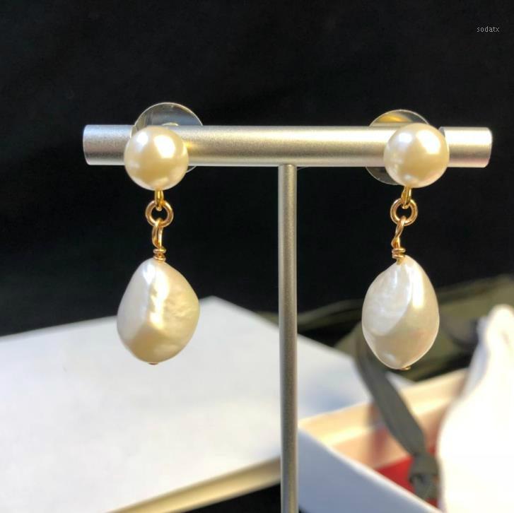 Dangle & Chandelier Famous European Jewelry Plated 18k Gold Natural Irregular Shaped Pearl Pendant Earrings Women Banquet Party Jewelry1
Dangle & Chandelier Famous European Jewelry Plated 18k Gold Natural Irregular Shaped Pearl Pendant Earrings Women Banquet Party Jewelry1