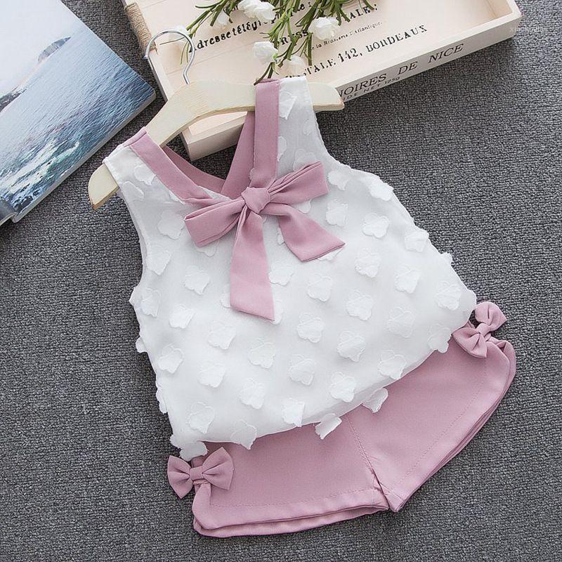 Biobella Girls Set Summer Children Clothing Sets White Chiffon Decor Sleeveless Tops+Short Pants 2pcs Clothing Set for Girl1, Pink
Biobella Girls Set Summer Children Clothing Sets White Chiffon Decor Sleeveless Tops+Short Pants 2pcs Clothing Set for Girl1, Pink