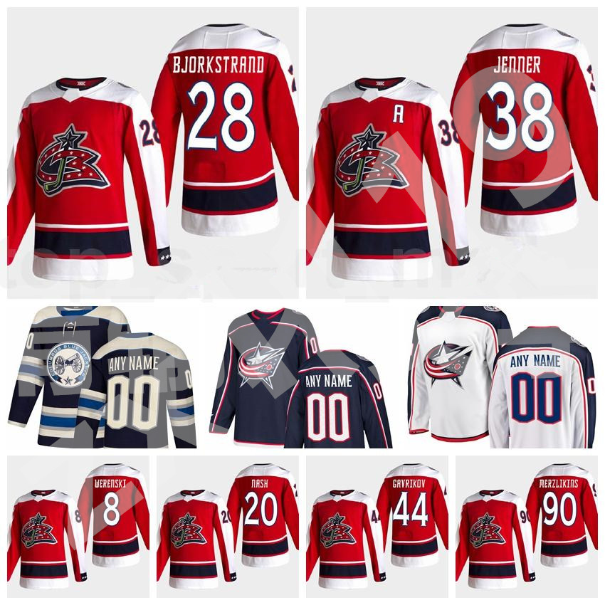 Hockey Reverse Retro Columbus Blue Jackets Jersey 61 Rick Nash 28 Oliver Bjorkstrand 38 Boone Jenner 10 Alexander Wennberg Navy Blue White, As pic
Hockey Reverse Retro Columbus Blue Jackets Jersey 61 Rick Nash 28 Oliver Bjorkstrand 38 Boone Jenner 10 Alexander Wennberg Navy Blue White, As pic