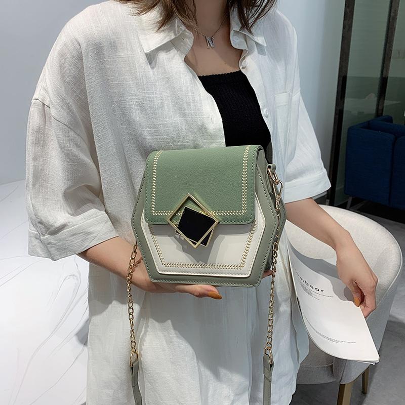 High Quality Contrast Color Scrub Leather Shoulder Bags for Women 2021 Small Hexagon Messenger Bag Phone Handbags and Handbags, Beige
High Quality Contrast Color Scrub Leather Shoulder Bags for Women 2021 Small Hexagon Messenger Bag Phone Handbags and Handbags, Beige