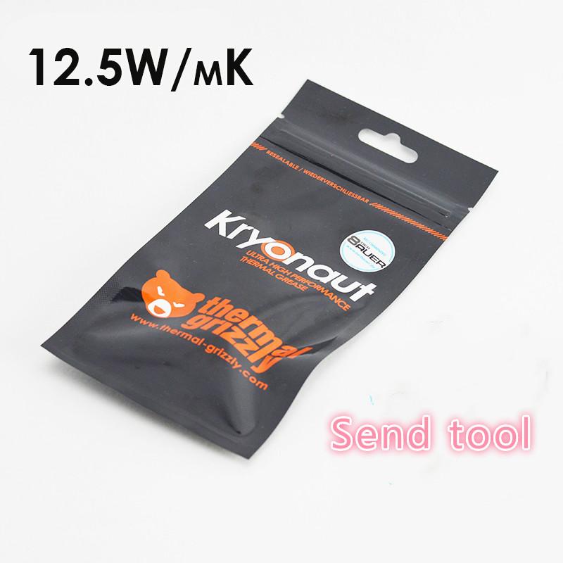 Thermal Grizzly Kryonaut Paste Cooler Grease 12.5W / m.k Water Cooled Conductive Heat Sink Plaster,Send tool
Thermal Grizzly Kryonaut Paste Cooler Grease 12.5W / m.k Water Cooled Conductive Heat Sink Plaster,Send tool