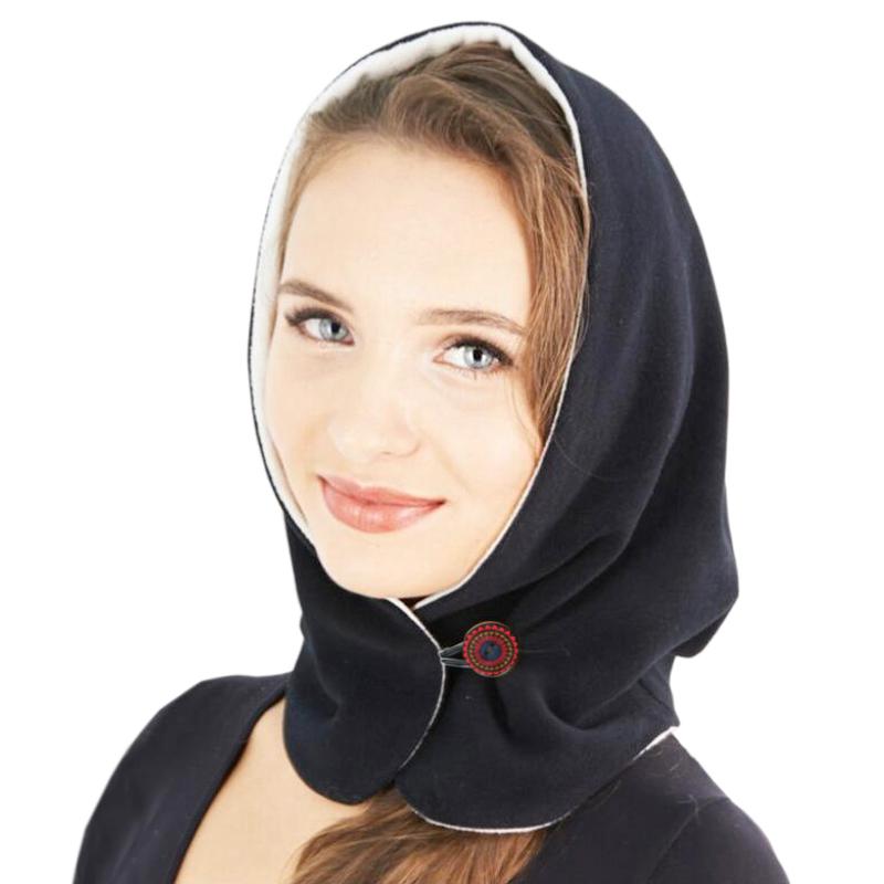 Outdoor Winter Warm double color Hat For Women Thick Double Full Face Mask Winter Neck Solid Plus hooded scarf with button Hats, Black white
Outdoor Winter Warm double color Hat For Women Thick Double Full Face Mask Winter Neck Solid Plus hooded scarf with button Hats, Black white
