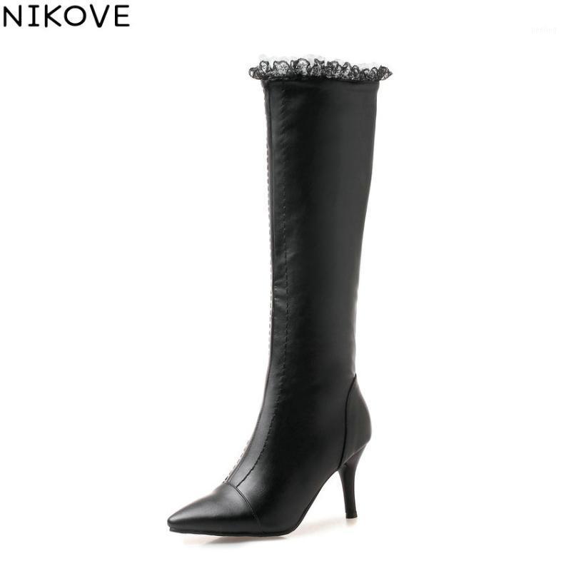 NIKOVE 2020 Women Shoes Thin High Heels Short Plush Winter Boots Knee High Boots Pointed Toe Zipper Autumn Shoes Size 34-431, Black
NIKOVE 2020 Women Shoes Thin High Heels Short Plush Winter Boots Knee High Boots Pointed Toe Zipper Autumn Shoes Size 34-431, Black