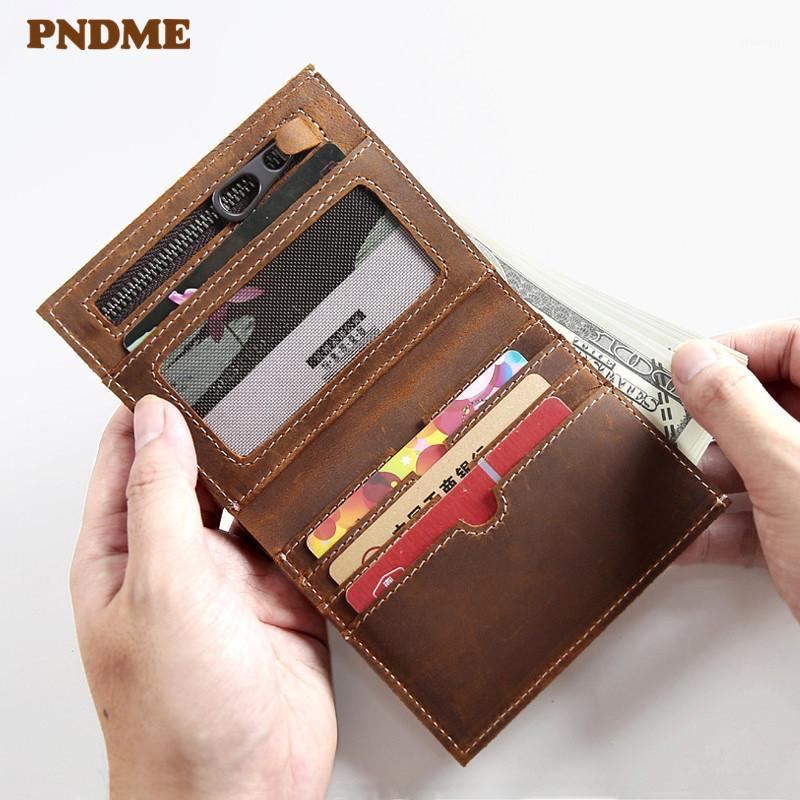 PNDME simple vintage genuine leather men women's two fold small wallet handmade cowhide youth short thin ID s purse1, Brown-1
PNDME simple vintage genuine leather men women's two fold small wallet handmade cowhide youth short thin ID s purse1, Brown-1