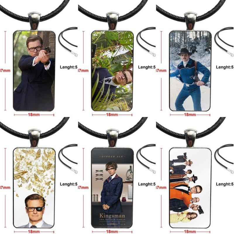 Jewelry With Steel Plated Glass Cabochon Choker Long Pendant Rectangle Necklace For Women Jewellery Kingsman The Golden Circle
Jewelry With Steel Plated Glass Cabochon Choker Long Pendant Rectangle Necklace For Women Jewellery Kingsman The Golden Circle