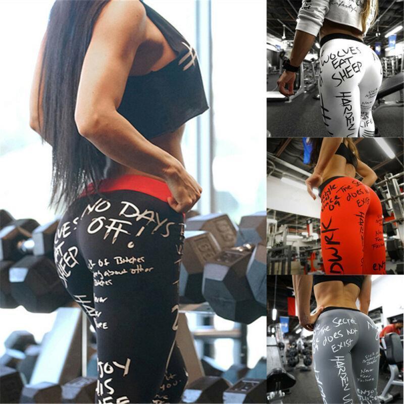 Letter Print Leggings Women Slim Fitness High Waist Elastic Workout Gym Sport Running, White
Letter Print Leggings Women Slim Fitness High Waist Elastic Workout Gym Sport Running, White