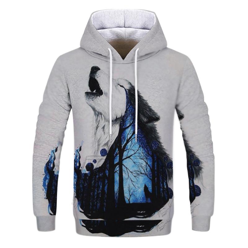 Men's Hoodies & Sweatshirts Animal 3D Wolf Men Hooded Printed Hoodie Tracksuits Man Women Jackets Funny Harajuku Hoody, W1672
Men's Hoodies & Sweatshirts Animal 3D Wolf Men Hooded Printed Hoodie Tracksuits Man Women Jackets Funny Harajuku Hoody, W1672