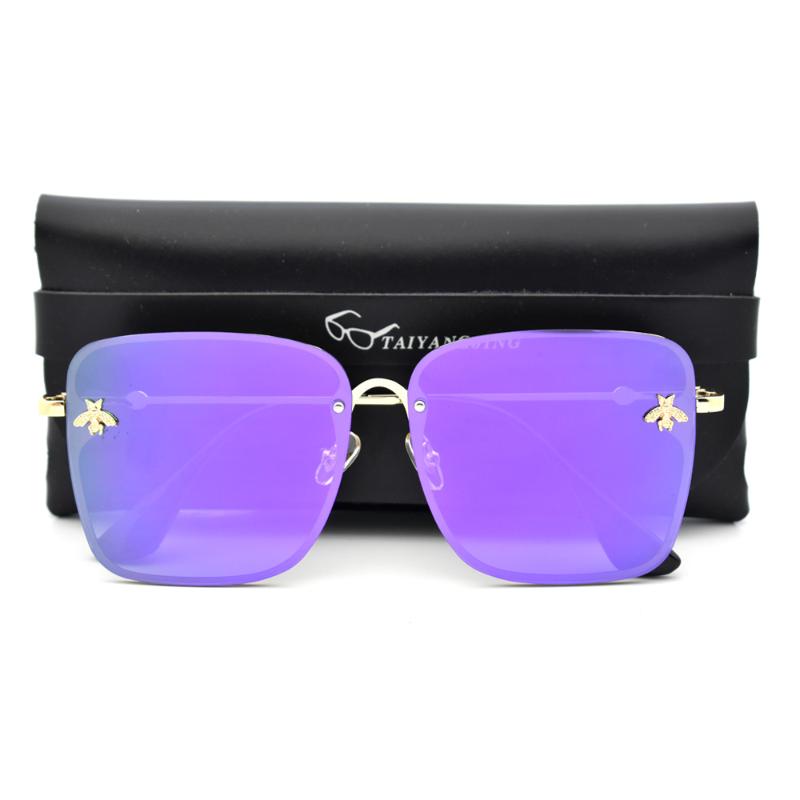 10pcs Designer Sunglasses Women Fashion Classic Bee Vintage Square Sun Glasses Lady Mirror Shades Eyewear With Case
10pcs Designer Sunglasses Women Fashion Classic Bee Vintage Square Sun Glasses Lady Mirror Shades Eyewear With Case