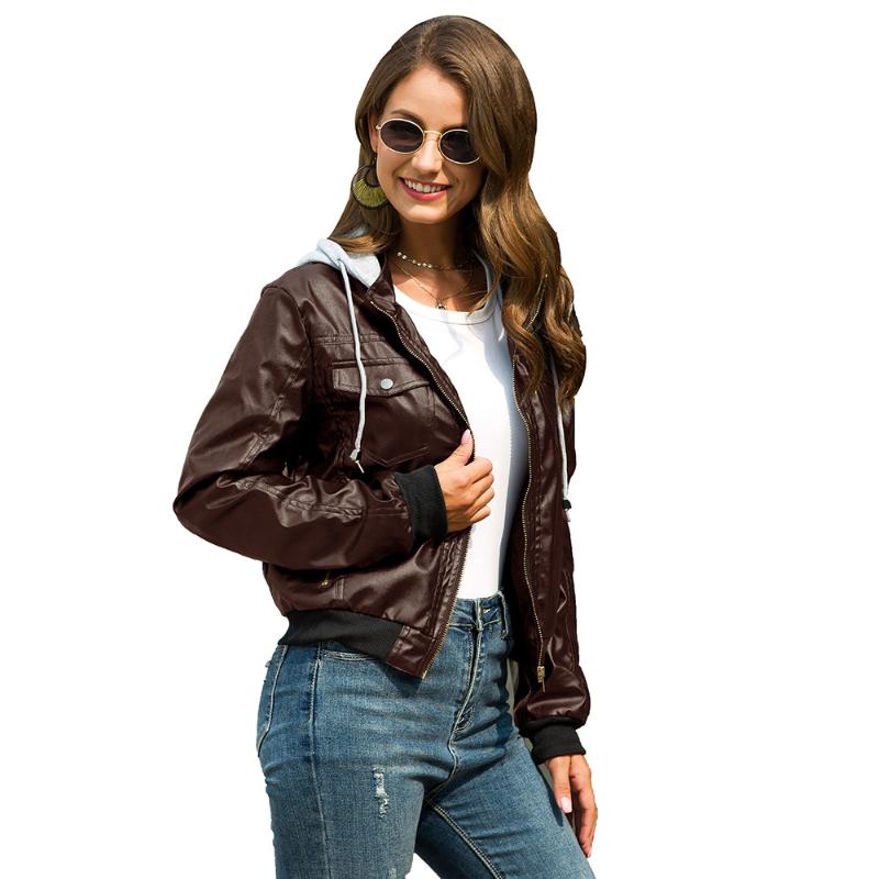 2020 Woman Pu Jacket Plush And Thicken Fashion Newest Autumn Winter, Black
2020 Woman Pu Jacket Plush And Thicken Fashion Newest Autumn Winter, Black